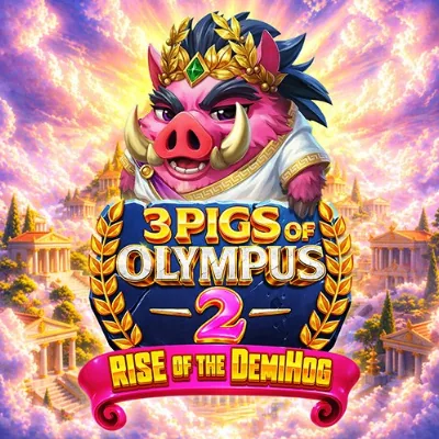 3 Pigs of Olympus 2: Rise of the Demi Hog spilleautomat hos Huzzlin Casino